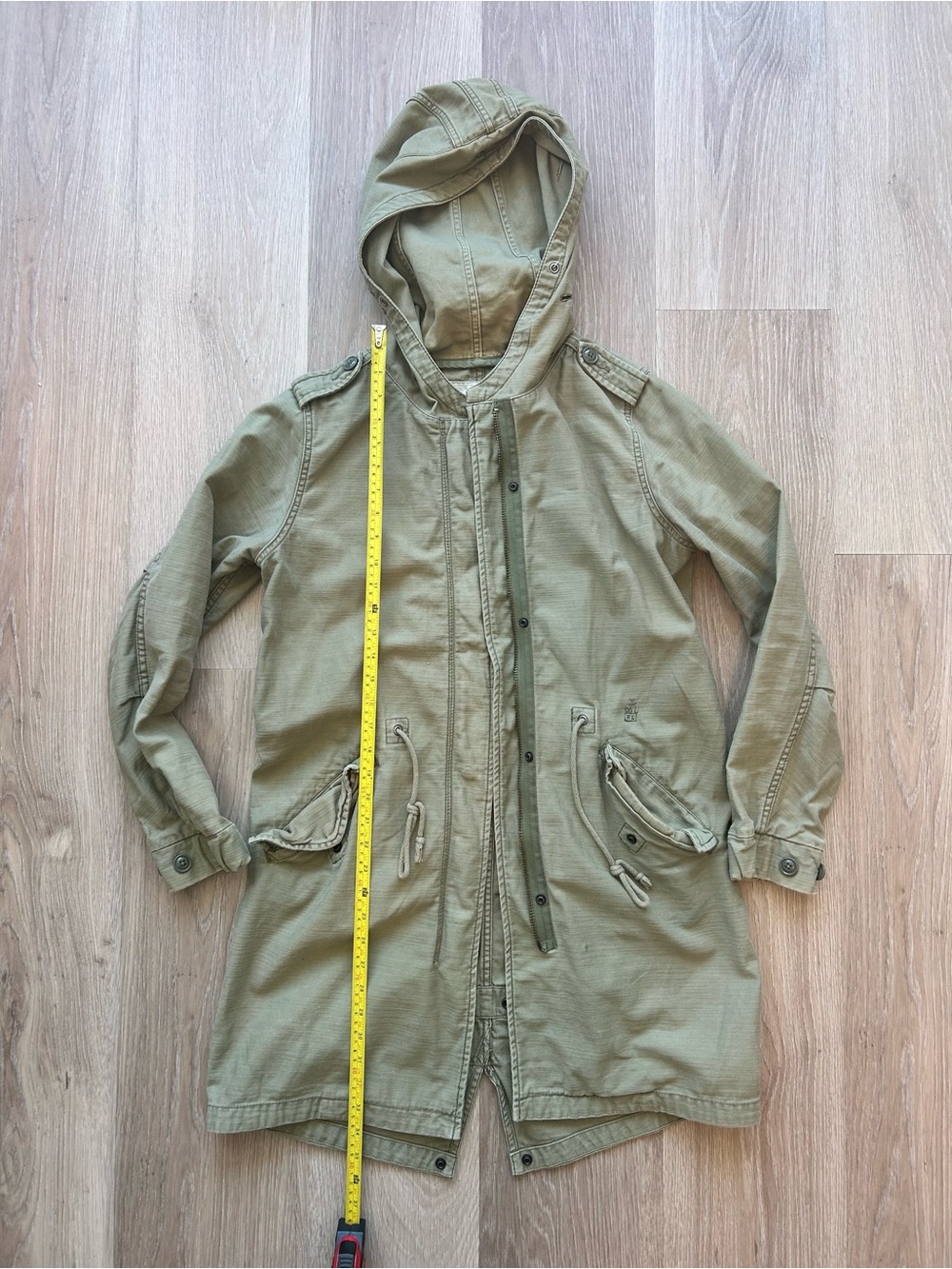 Ralph Lauren Denim & Supply Olive Green Womens Military Utility Jacket - Picture 11 of 11